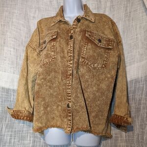Tan Denim Jacket